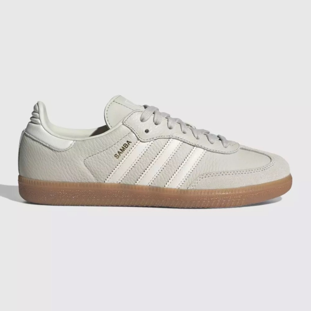 Adidas Samba OG NWOT 5.5 Aluminum Beige Chalk White
